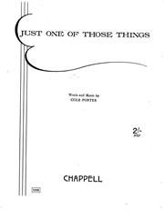 Just One Of Those Things 