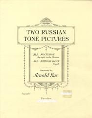 No.1 Nocturne (Two Russian Tone-Pictures) 'May Night In The Ukraine' 