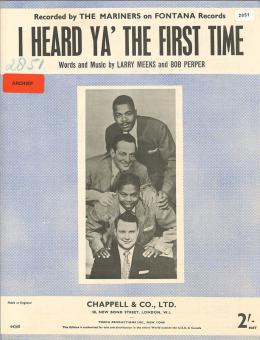 I Heard Ya' The First Time 