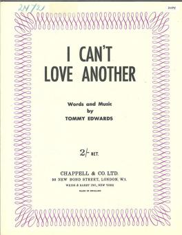 I Can't Love Another 