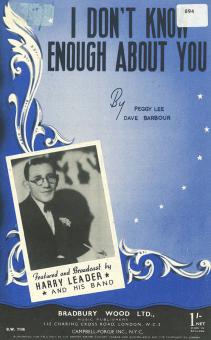 I Don't Know Enough About You 