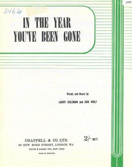 In The Year You've Been Gone 