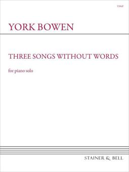 3 Songs without Words 