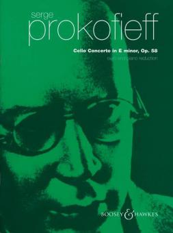 Cellokonzert e-Moll op. 58 