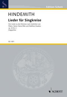 Lieder für Singkreise op. 43/2 Standard