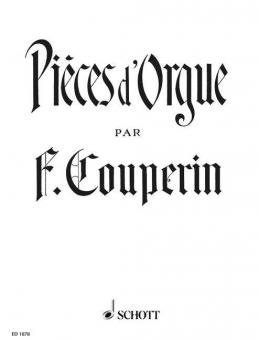 Pièces d'Orgue Standard
