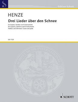 Drei Lieder über den Schnee Standard