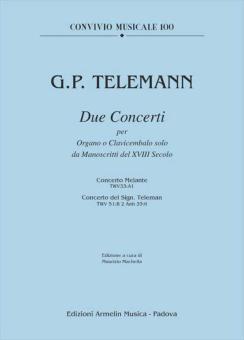 Due concerti da manoscritti del XVIII sec. 