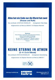 Alles hat ein Ende nur die Wurst hat zwei 