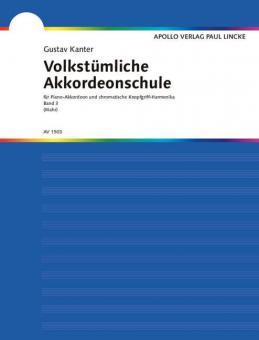 Volkstümliche Akkordeonschule 3 