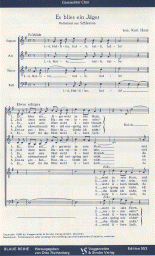 Es blies ein Jäger wohl in sein Horn 