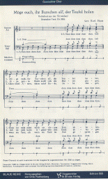 Möge euch, ihr Burschen all 