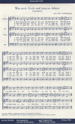 Was noch frisch und jung / Wir kamen einst 