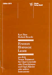 15 hymnische Lieder 