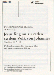 Jesus fing an zu reden 