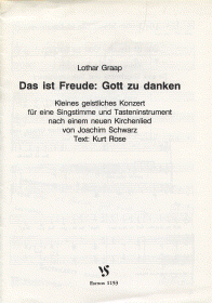 Das ist Freude, Gott zu danken 