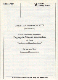 Es ging ein Sämann aus, zu säen 