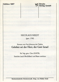 Gelobet sei der Herr, der Gott 