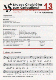 1. Sonntag n. Epiphanias 