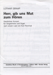 Herr, gib uns Mut zum Hören 