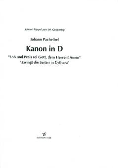 Kanon in D 