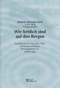 Wie lieblich sind auf den Bergen 