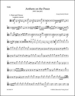 Anthem on the Peace HWV 266 (267) Standard