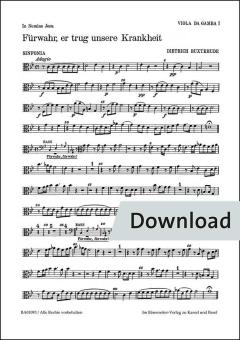 Fürwahr, er trug unsere Krankheit BuxWV 31 Download