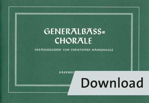 Generalbaß-Choräle Download