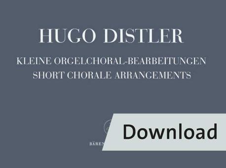 Kleine Orgelchoral-Bearbeitungen op. 8/3 Download