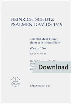 Danket dem Herren, denn er ist freundlich Download