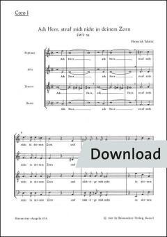 Ach Herr, straf mich nicht in deinem Zorn Download