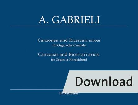 Canzonen und Ricercari ariosi Download