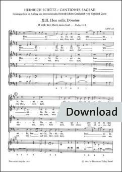 Heu mihi, Domine Download