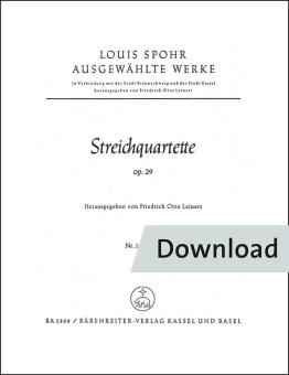 Streichquartett Es-Dur op. 29/1 