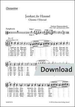 Jauchzet, ihr Himmel - Chantez l'Eternel Download