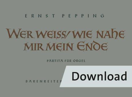 Wer weiß, wie nahe mir mein Ende (1953) 