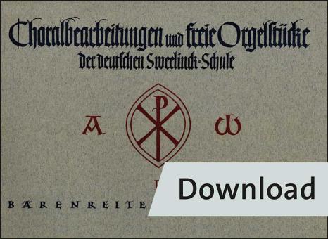Choralbearbeitungen und freie Orgelstücke der deutschen Sweelinck-Schule Download