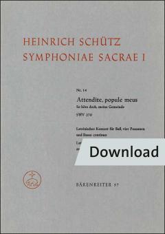Attendite, popule meus (So höre doch, meine Gemeinde) Download