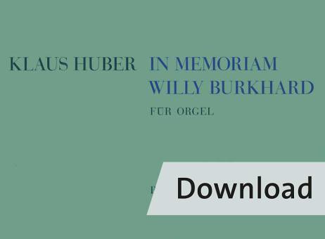 In memoriam Willy Burkhard (1965) 
