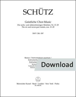 Geistliche Chor-Music SWV 381-397 