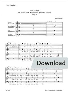 Ich danke dem Herrn von ganzem Herzen Download