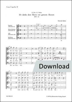 Ich danke dem Herrn von ganzem Herzen 