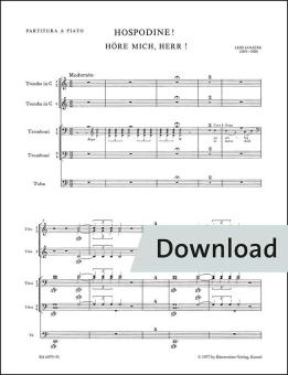 Hospodine - Höre mich, Herr (Kyrie) 