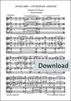 Dominica de Passione - Proprium zum 4. Fastensonntag: Judica me, Deus - Schaffe mir Recht, Gott 