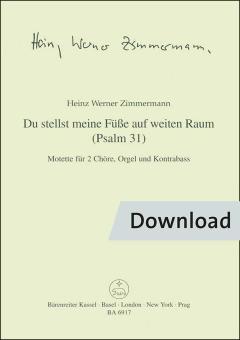 Du stellst meine Füße auf weiten Raum 