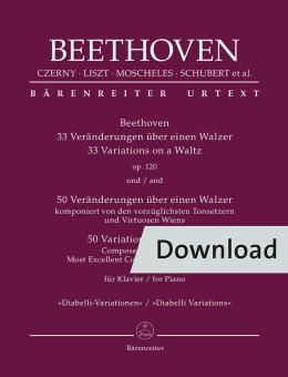 33 Veränderungen über einen Walzer op. 120 und 50 Veränderungen über einen Walzer Download