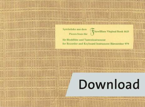 Spielstücke aus Fitzwilliam Virginal Book 1625 Download