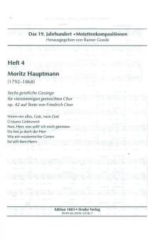 Sechs geistliche Gesänge 