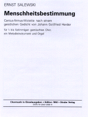 Menschheitsbestimmung 